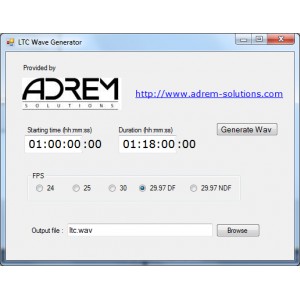 Time Code Wave Generator